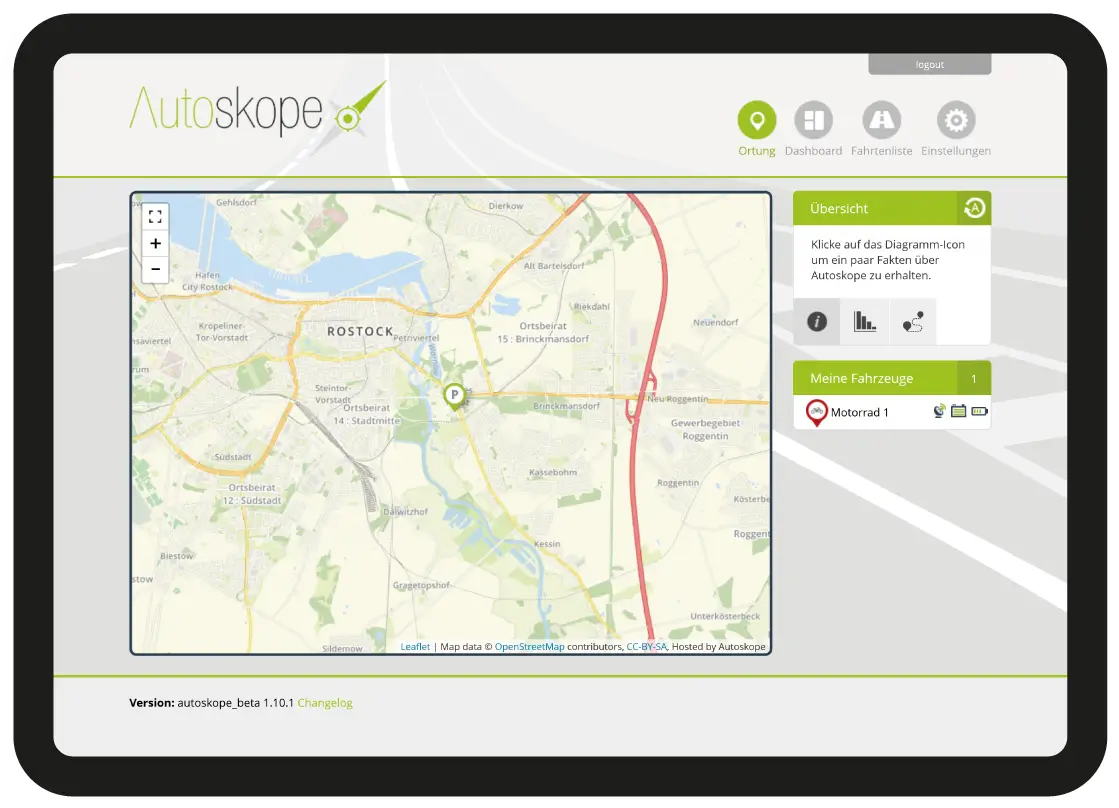 Motorrad-Ortung - Autoskope Portal - Motoskope